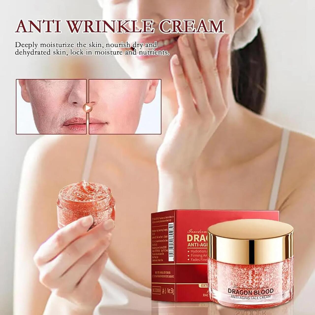 ¡10 Años Menos! Dragon's Blood - Crema Facial Rejuvenecedora