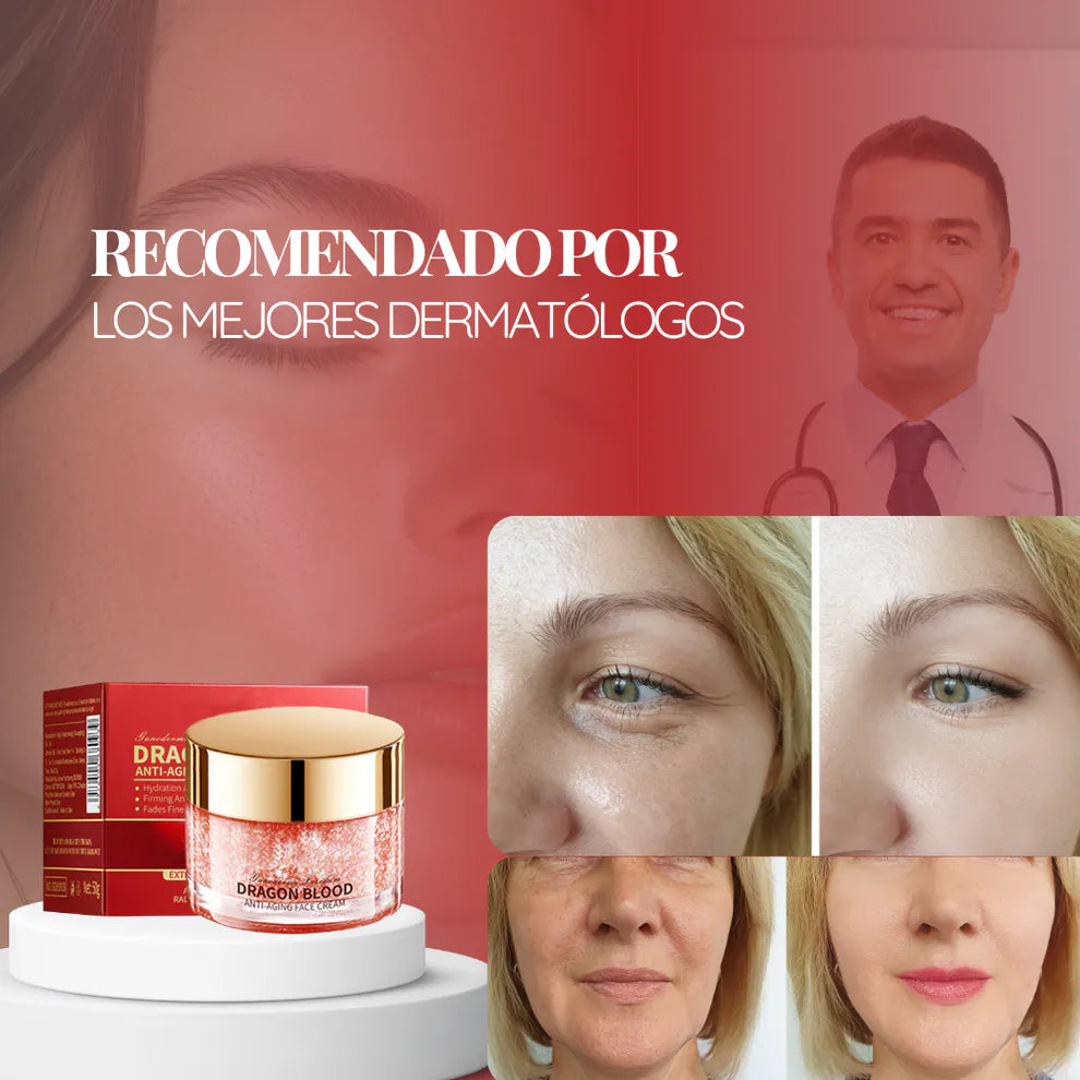 ¡10 Años Menos! Dragon's Blood - Crema Facial Rejuvenecedora